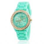 fashion silicone geneva watch factory price